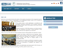 Tablet Screenshot of mbaclub.pl